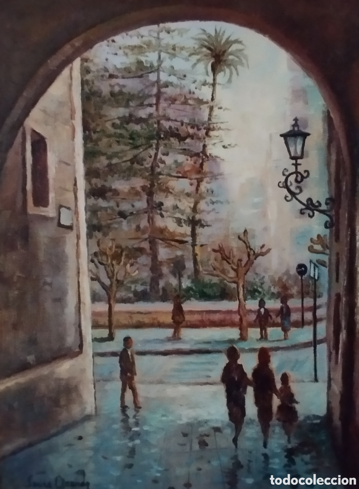 Arte: Excelente Oleo Saura Aranda - Foto 2