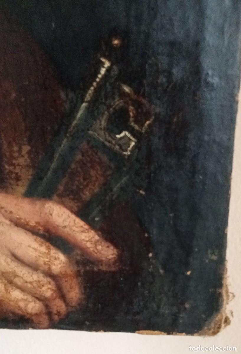 Arte: SAN PEDRO - OLEO SOBRE LIENZO. - Foto 3
