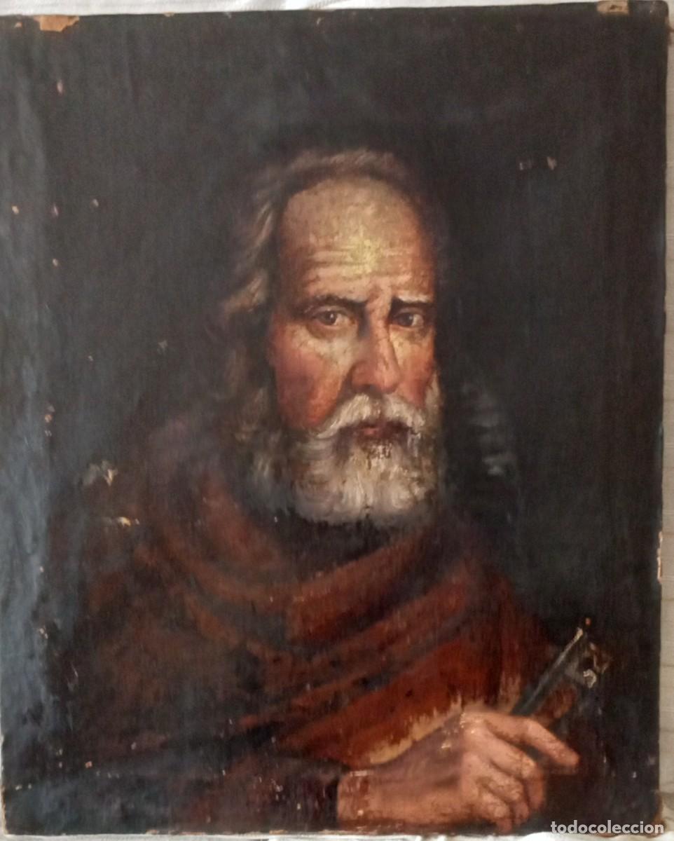 Arte: SAN PEDRO - OLEO SOBRE LIENZO. - Foto 1