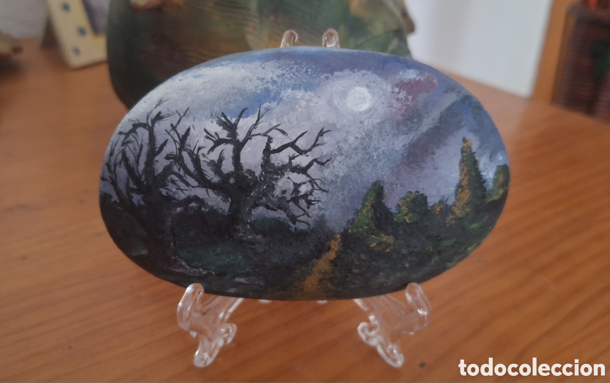 Arte: Piedra pintada al &oacute;leo - Foto 1