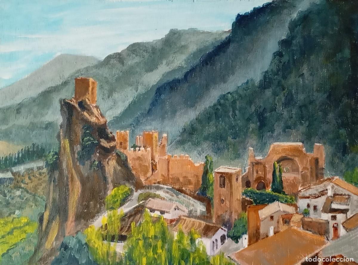 Arte: Castillo de La Iruela. Acr&iacute;lico sobre tabla - Foto 1