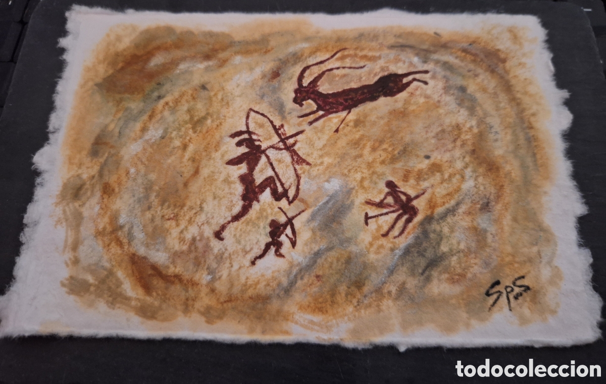 Arte: &Oacute;leo sobre papel de algod&oacute;n - Foto 3
