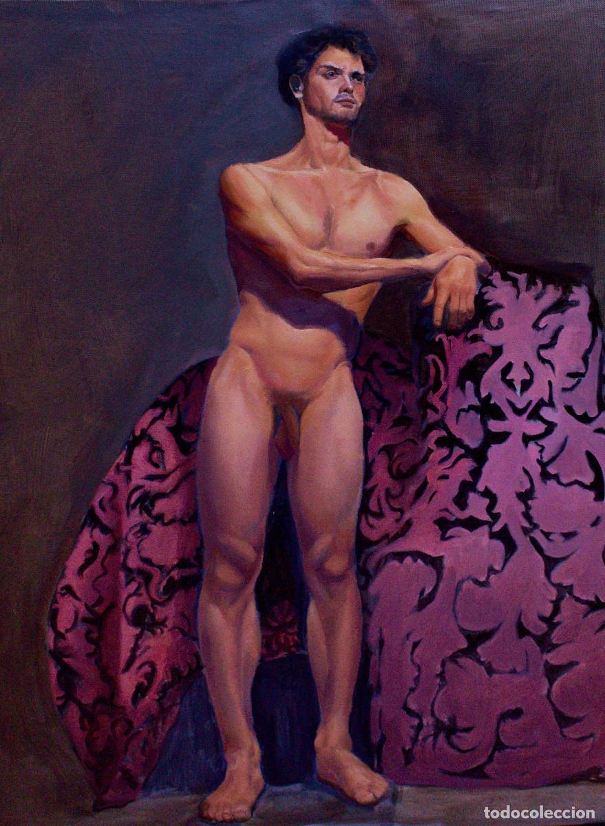 Arte: &oacute;leo. desnudo masculino - Foto 1
