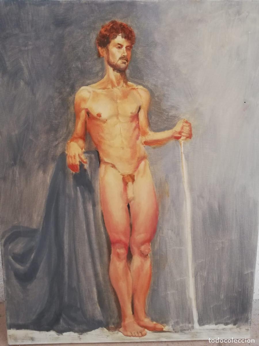 Arte: &oacute;leo. desnudo masculino - Foto 1