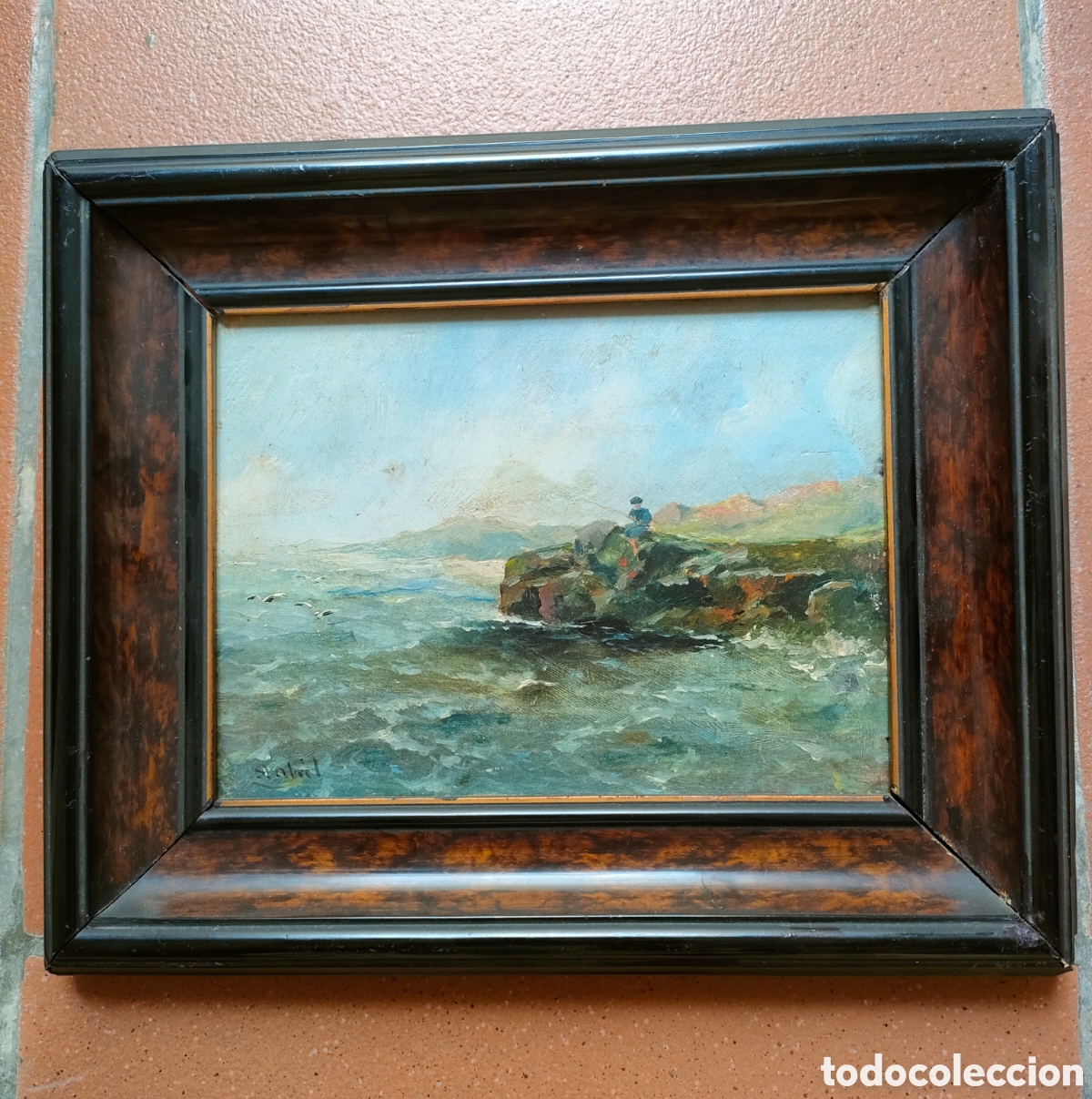 Arte: &Oacute;leo sobre tabla de S. Abril Blasco - Foto 2