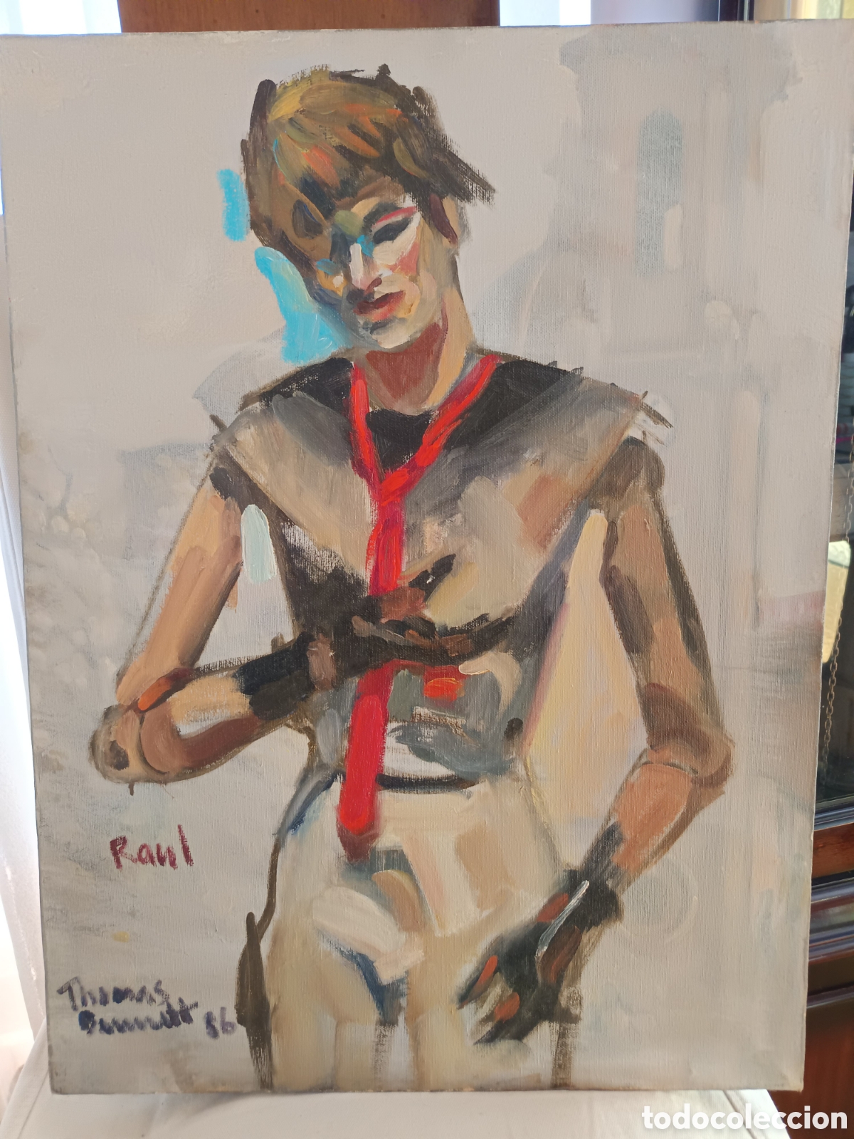 Arte: Tom Bennett ( Tomas Bennett) &rdquo;Ra&uacute;l&rdquo; 1986 - Foto 1