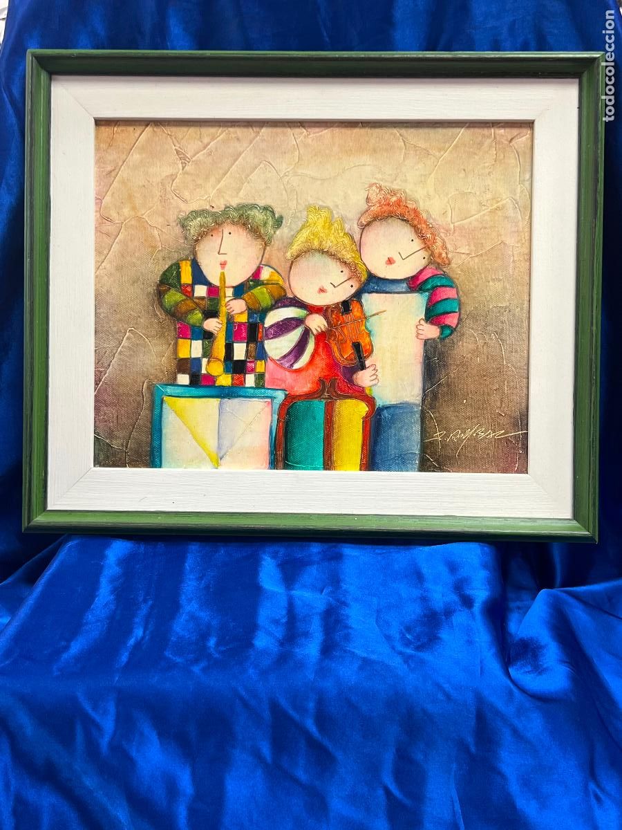 Arte: J. ROYBAL ORIGINAL ENMARCADO - Foto 1