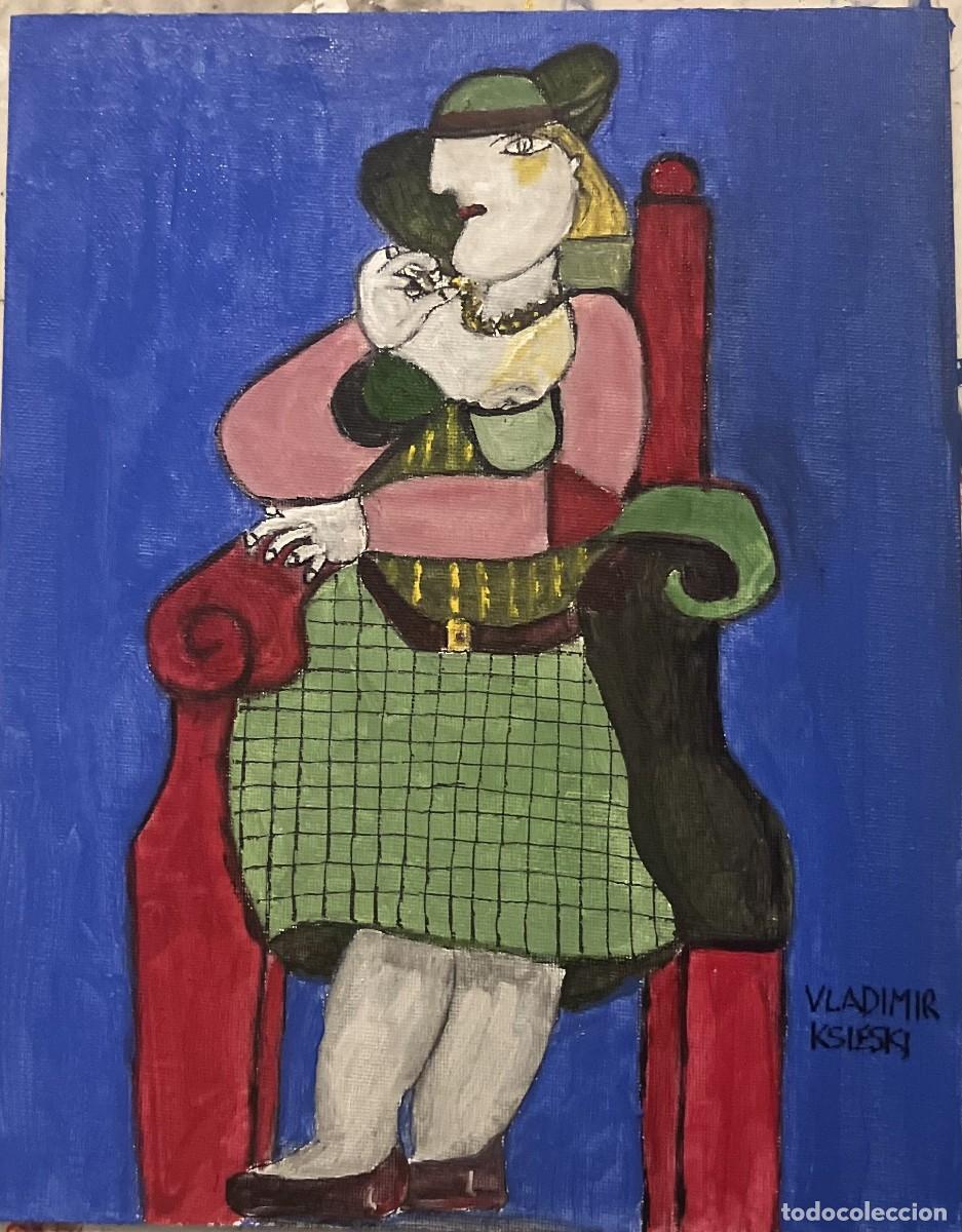 Arte: DAMA sentada (5)de V.KSIESKI 2024 - Foto 2