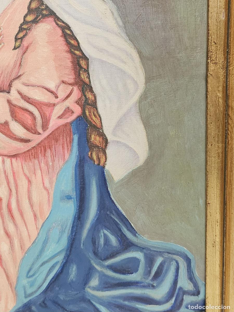 Arte: cuadro nal oleo antiguo - Foto 3