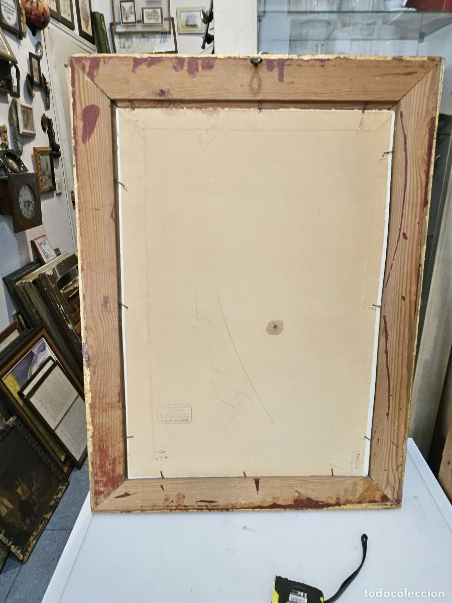 Arte: cuadro nal oleo antiguo - Foto 6