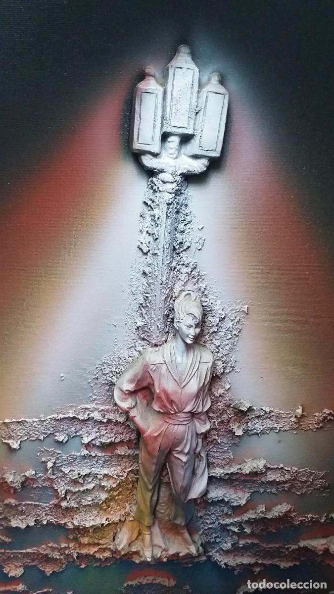 Art: FULLA. cuadro en relieve sobre lienzo, del pintor espa&ntilde;ol FULLA. Garant&iacute;a de autenticidad.