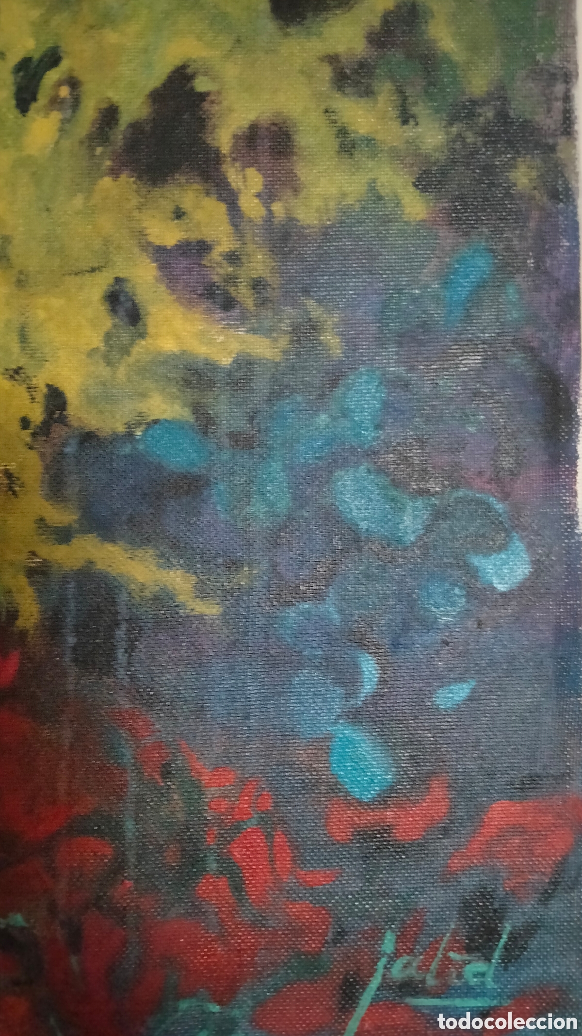 Arte: Khalid Chakour (Jalid), &oacute;leo sobre lienzo - Foto 2
