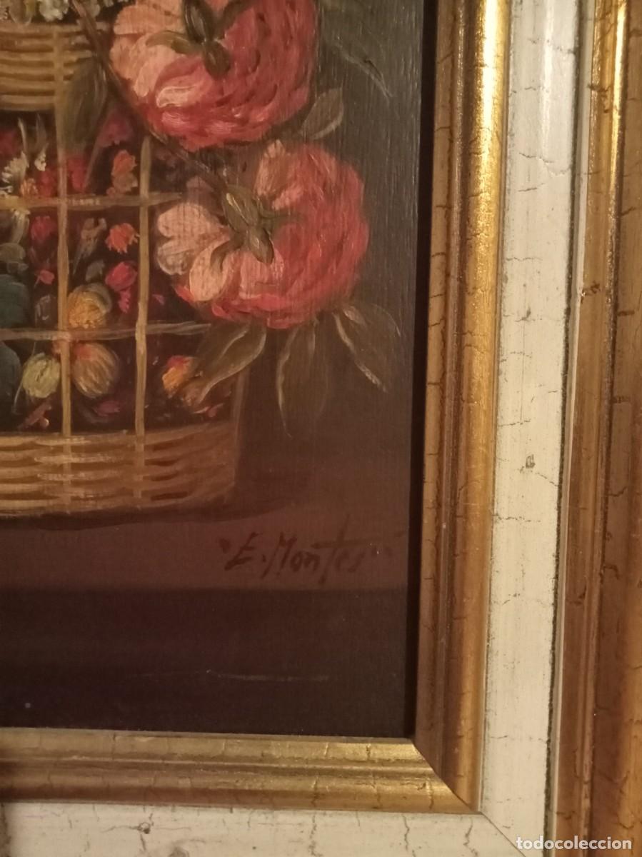 Arte: FLORES DE ENRIQUE MONTES. - Foto 10