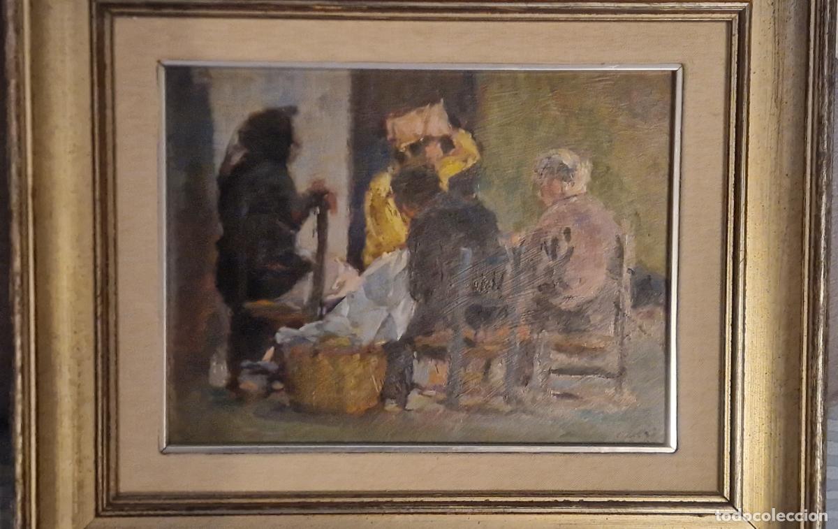 Arte: Cuadro oleo sobre tabla Carlos E Gil - Foto 2