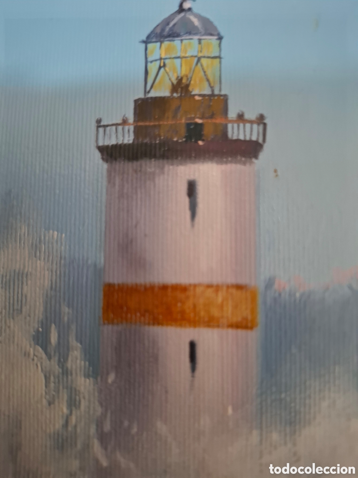 Arte: Faro pintura al oleo - Foto 4