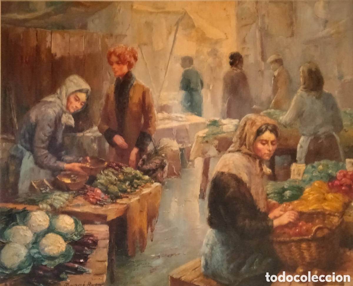 Arte: Momp&oacute; Roca, &oacute;leo sobre lienzo. Dimensi&oacute;n: 61x50 - Foto 2