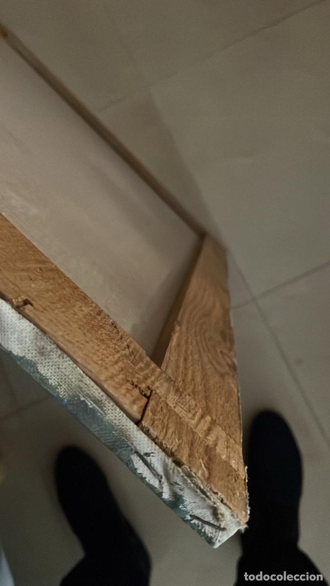 Arte: Antiguo &oacute;leo sobre lienzo, bodeg&oacute;n - Foto 3