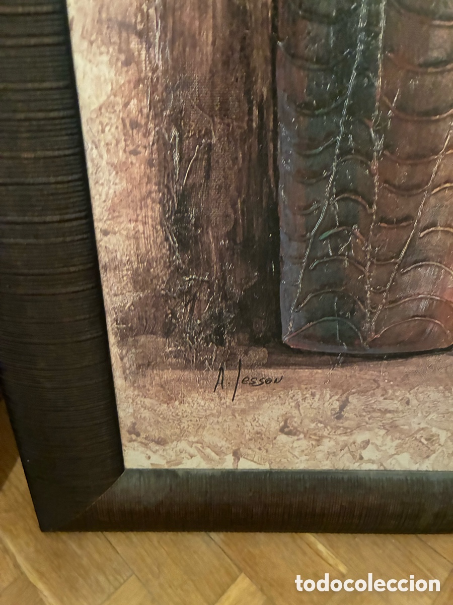 Arte: CUADROS AL &Oacute;LEO DE JARRONES DECORACI&Oacute;N - Foto 7