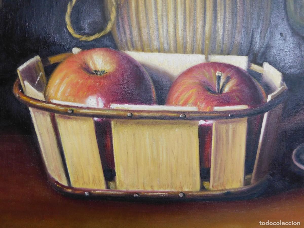 Arte: &Oacute;LEO SOBRE TELA BODEGON - A. VAZQUEZ - Foto 5