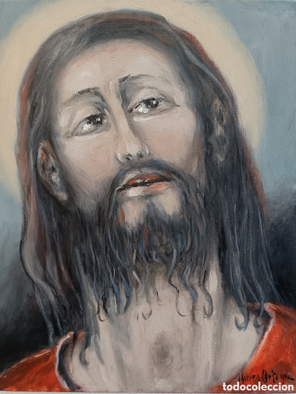 Kunst: FRANCISCO MORENO ORTEGA . MALAGA . OLEO SOBRE LIENZO MEDIDAS OBRA 41x33 cm