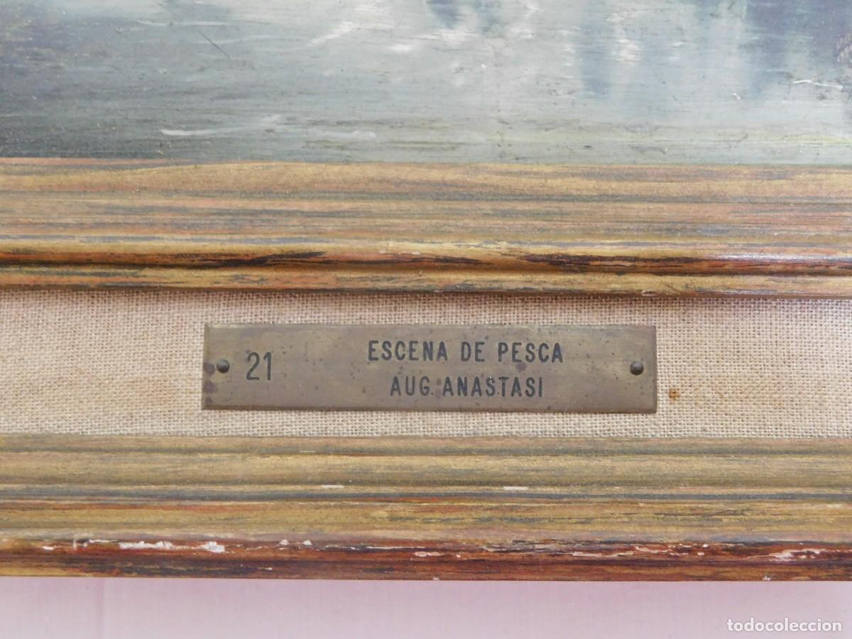 Arte: &Oacute;LEO SOBRE TABLA - AUGUSTE ANASTASI - Foto 2