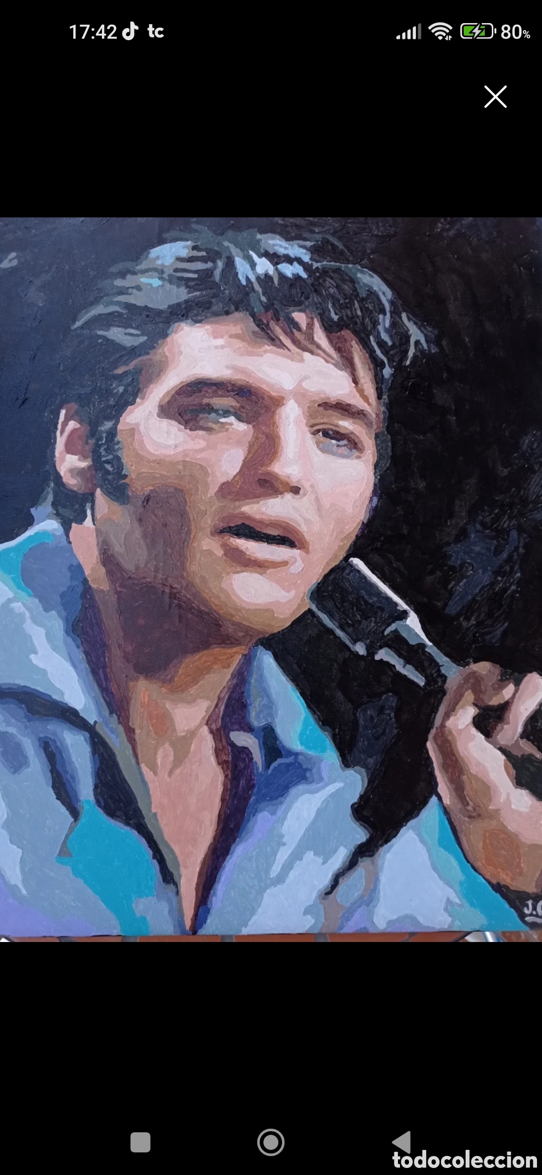 Arte: Cuadro de Elvis Presley - Foto 1