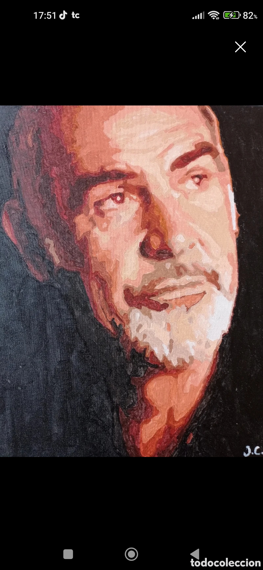 Arte: Cuadro de Sean Conery - Foto 1