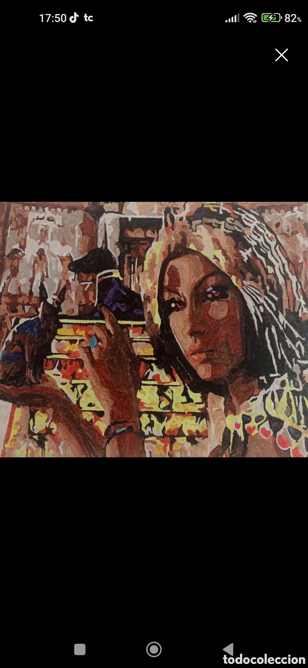 Arte: Cuadro de la Reina Cleopatra - Foto 1