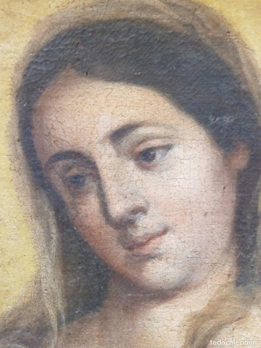 Arte: C&iacute;rculo de Murillo. Virgen con Ni&ntilde;o - Foto 13