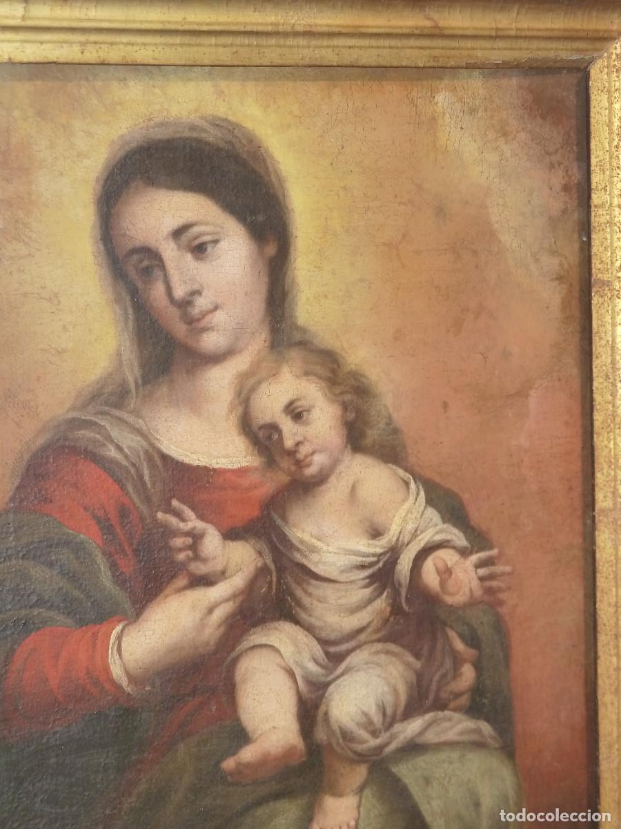 Arte: C&iacute;rculo de Murillo. Virgen con Ni&ntilde;o - Foto 19