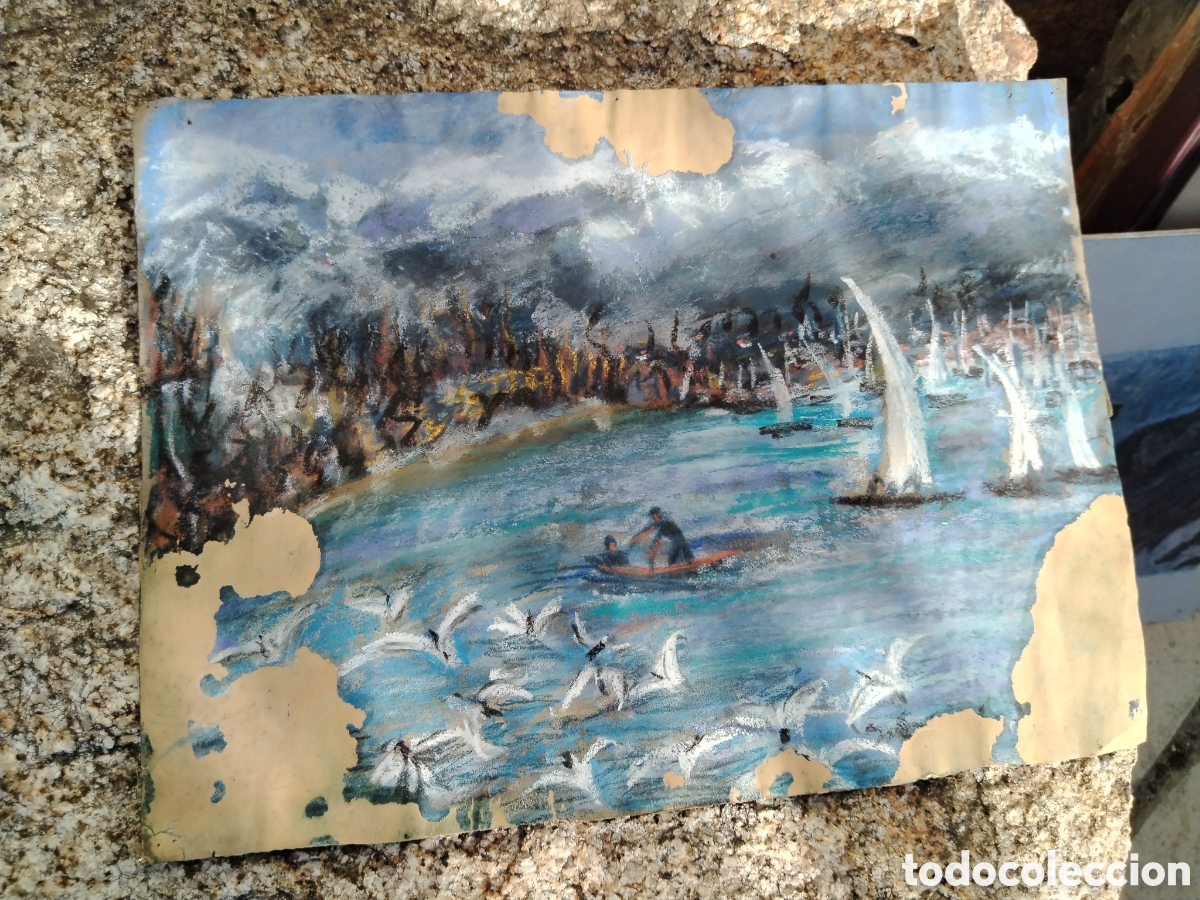 Arte: &Oacute;leo original firmado - Foto 1