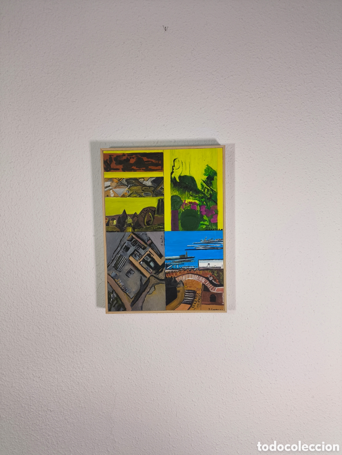 Arte: Cuadro composicion abstracto Fdo Lantero - Foto 2