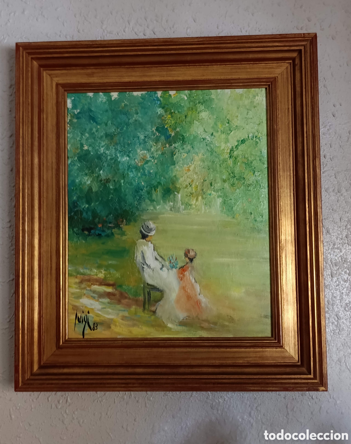 Arte: Cuadro al &oacute;leo del pintor Luigi - Foto 1