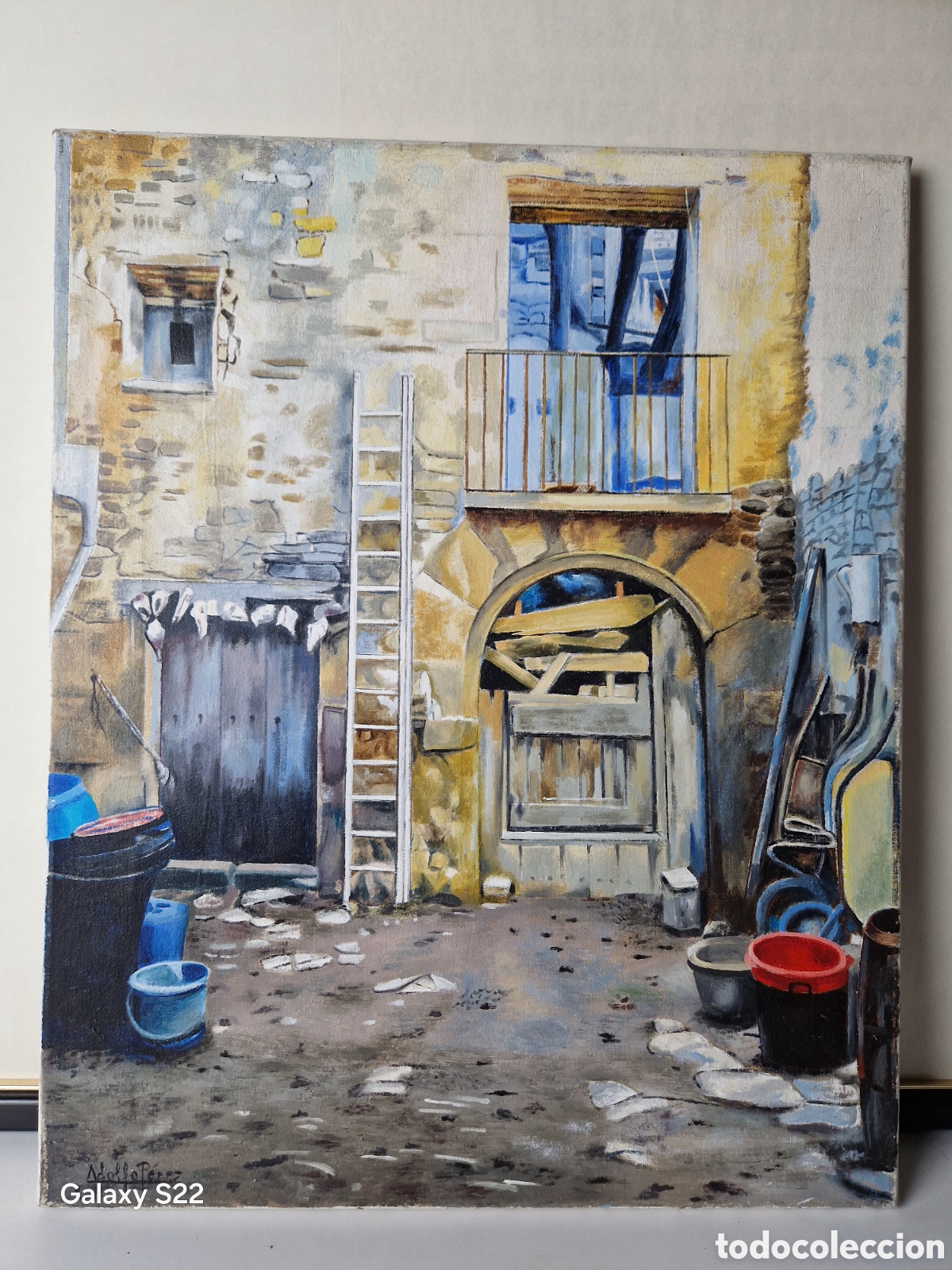 Arte: Adolfo perez / 2011 precioso Oleo sobre tela 50/40 cms