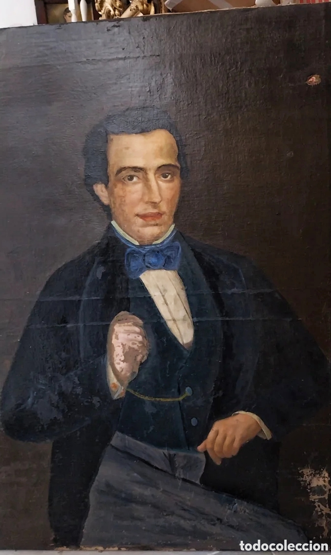 Arte: Retrato de caballero para restaurar - Foto 1