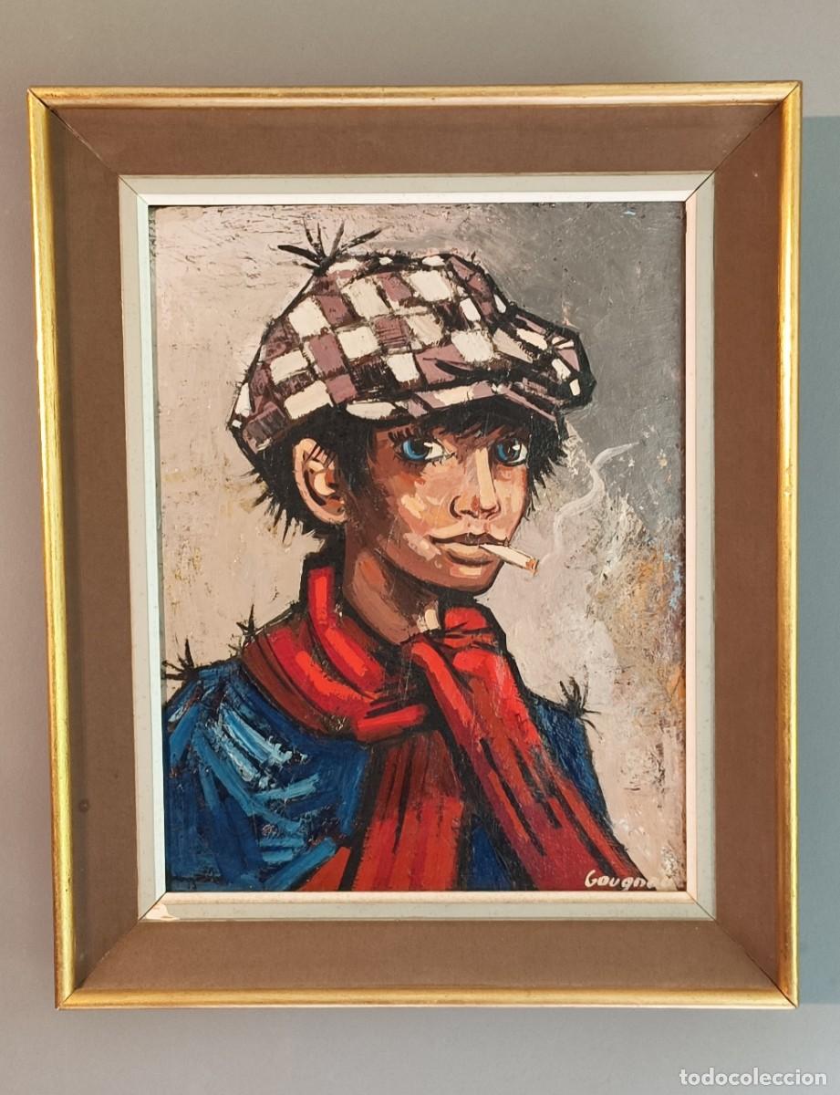 Arte: CUADRO MUCHACHO FUMANDO - Foto 2