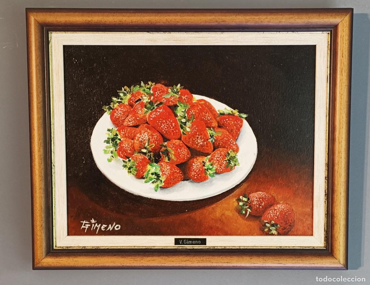 Arte: CUADRO &rdquo;FRESAS&rdquo; (Bodeg&oacute;n) - Foto 1
