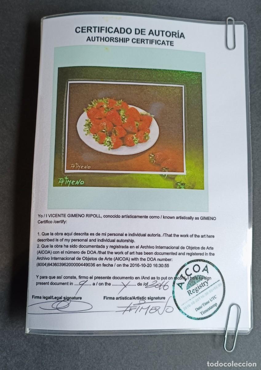 Arte: CUADRO &rdquo;FRESAS&rdquo; (Bodeg&oacute;n) - Foto 11