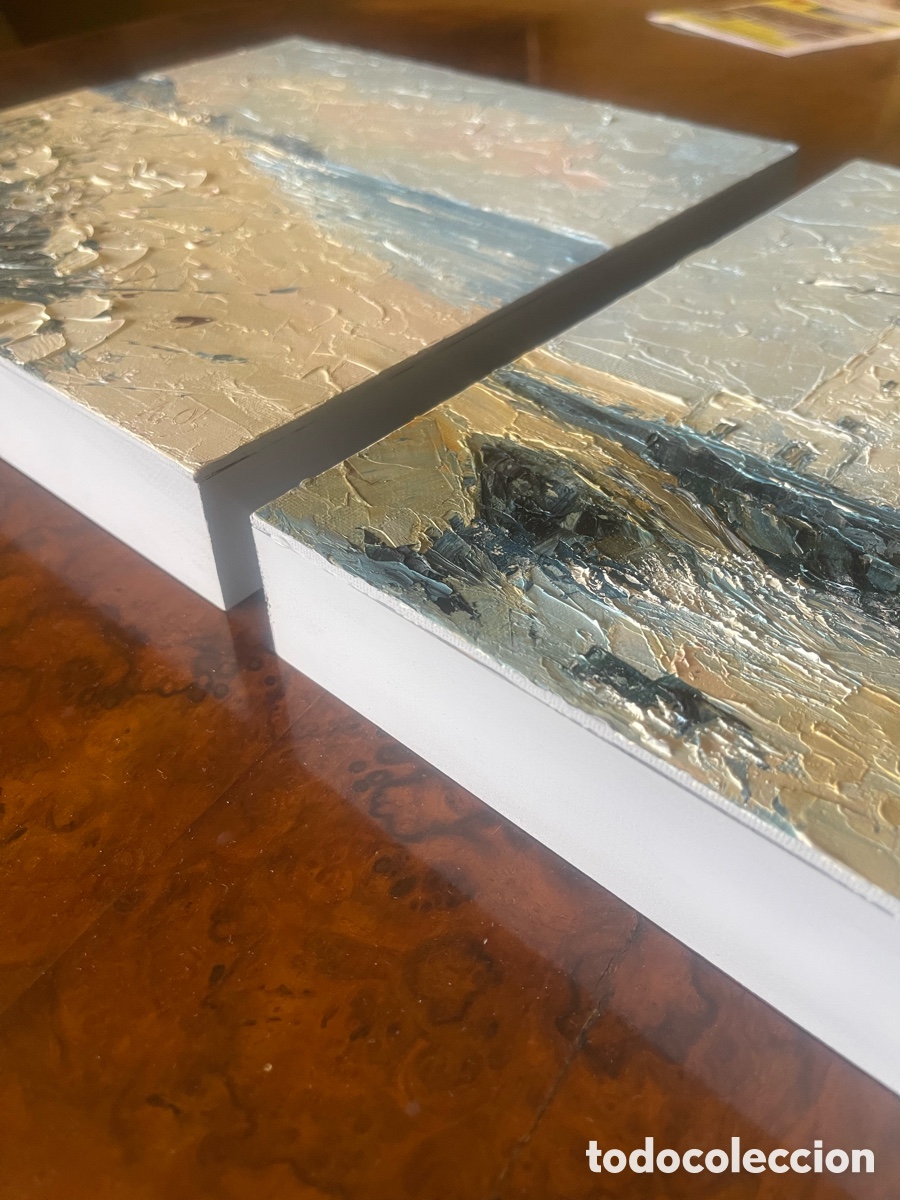 Arte: &Oacute;leo sobre lienzo ( marinas) - Foto 4