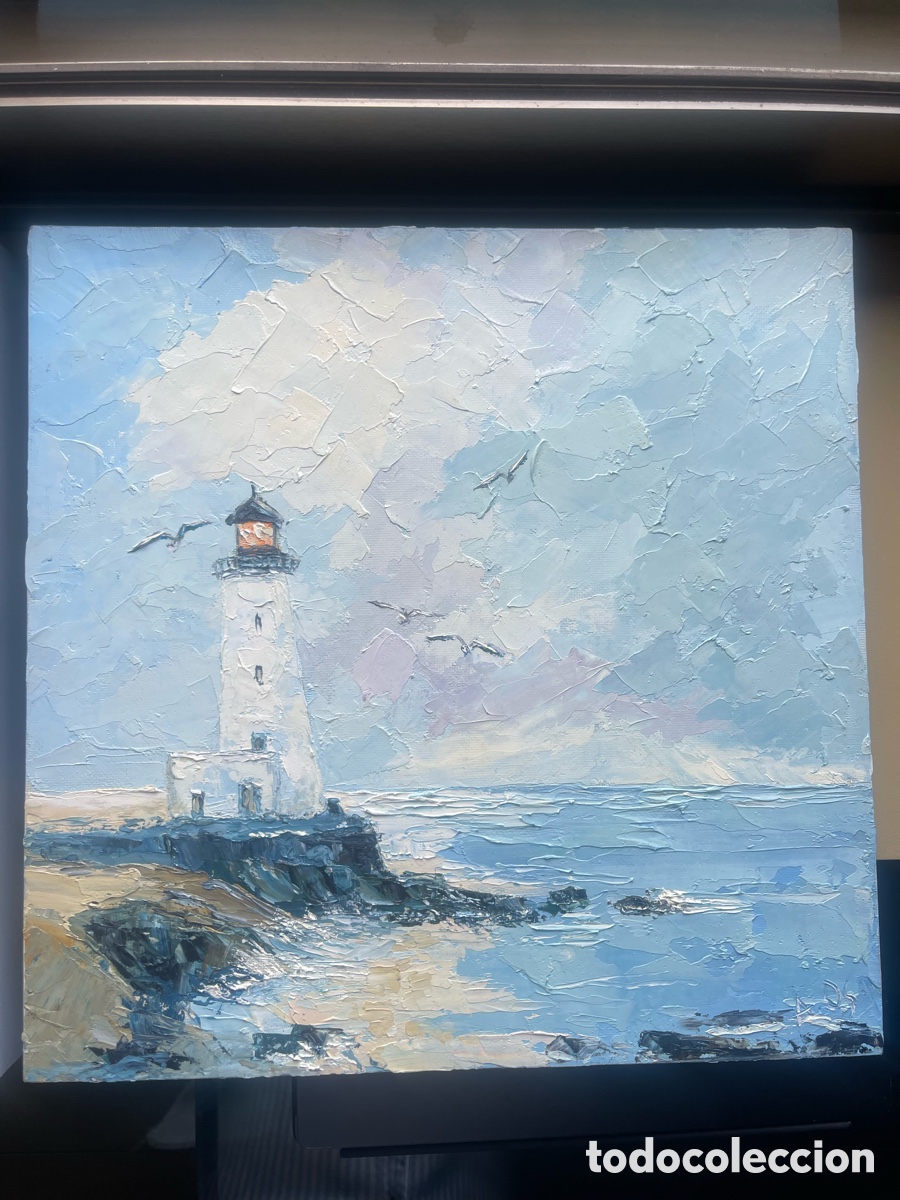 Arte: &Oacute;leo sobre lienzo ( marinas) - Foto 1