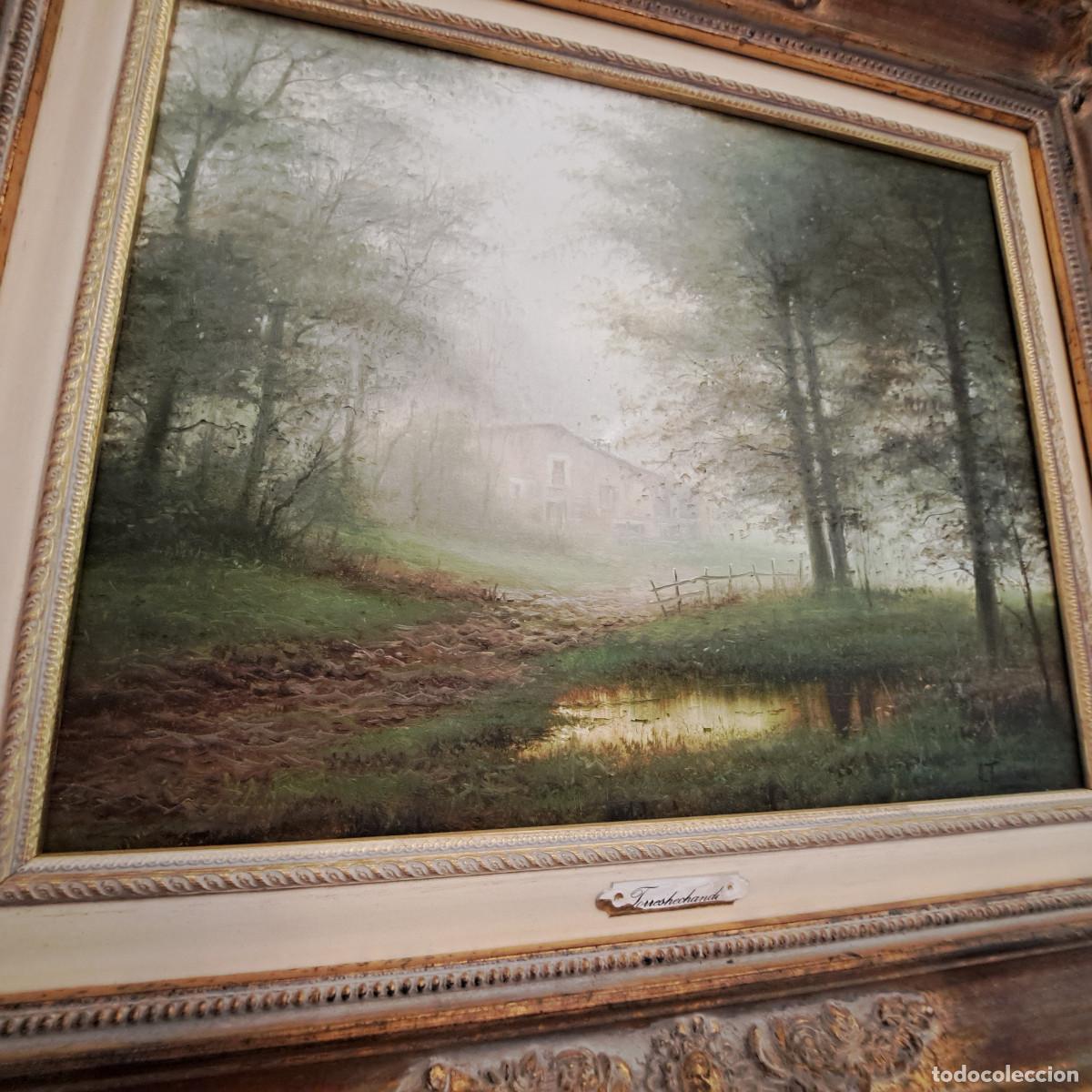 Arte: OLEO - CASER&Iacute;O EN EL BOSQUE - AMADO TORRESHECHANDI