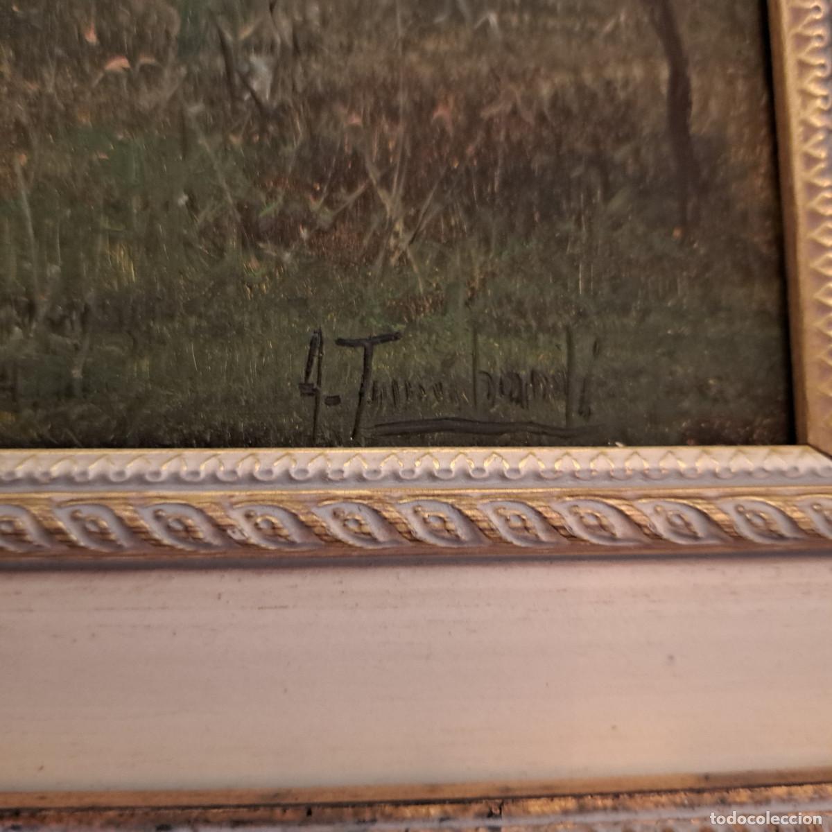 Arte: OLEO - CASER&Iacute;O EN EL BOSQUE - AMADO TORRESHECHANDI - Foto 4