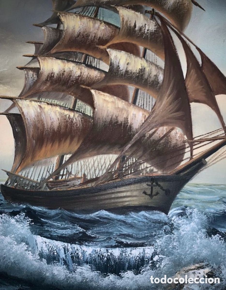 Arte: Barco en oleaje de &rdquo;Izquierdo&rdquo; - Foto 4