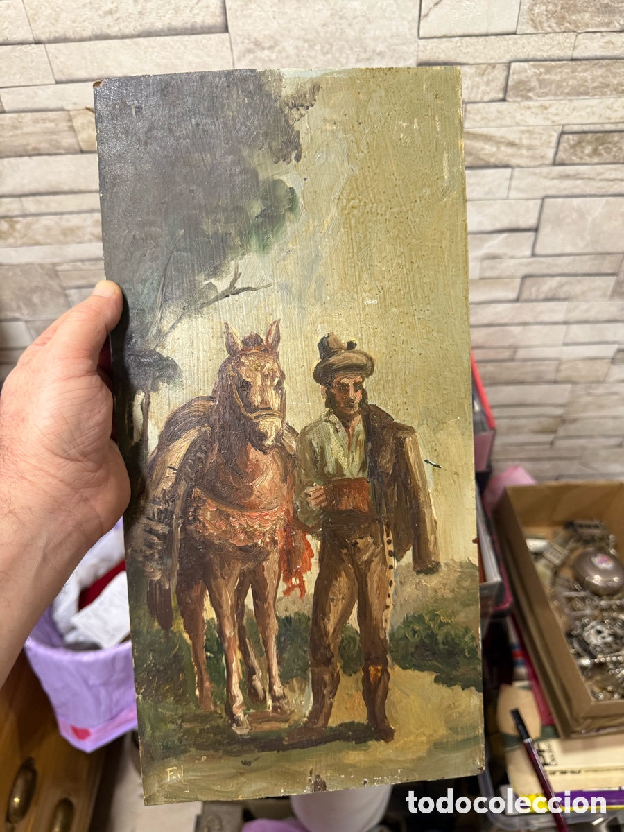 Arte: Bonito &oacute;leo sobre tabla - Foto 1