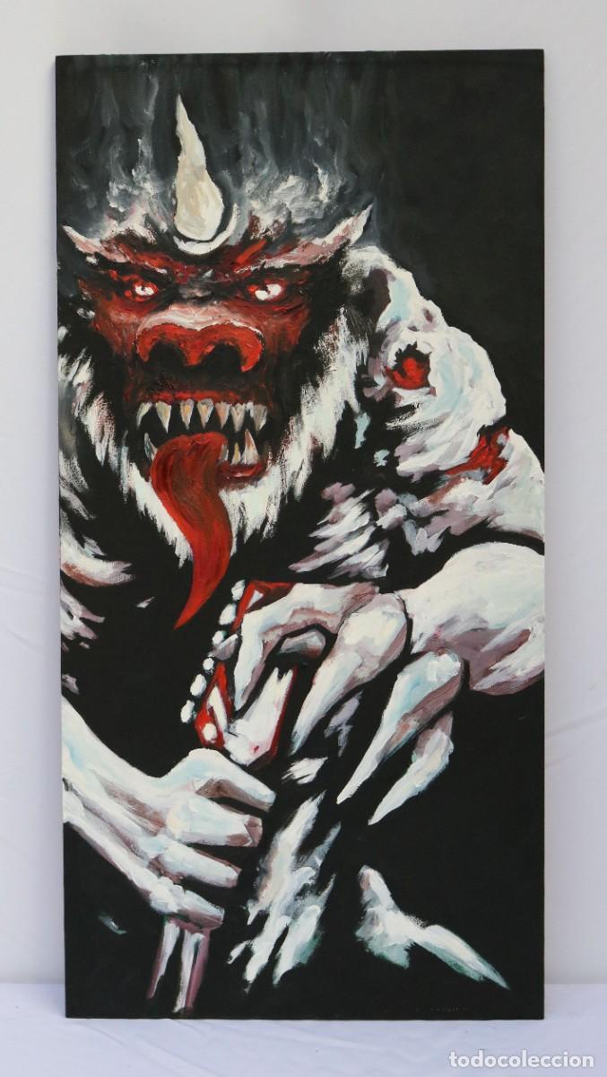 Arte: GUITARRA DEL INFIERNO. DEMONIO. - Foto 1