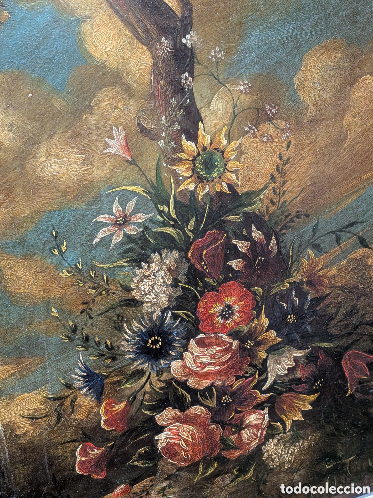 Arte: Oleo sobre chapa, bodegon floral. REF-410/10 - Foto 3