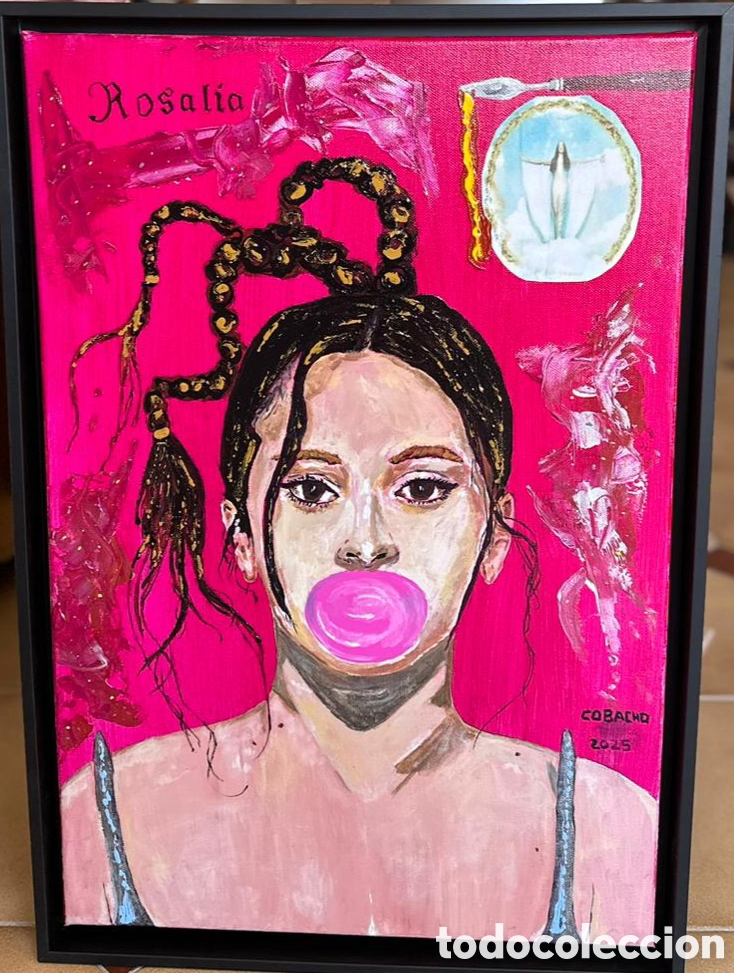 Arte: Acr&iacute;lico titulado &rdquo; Rosalia&rdquo;. - Foto 1