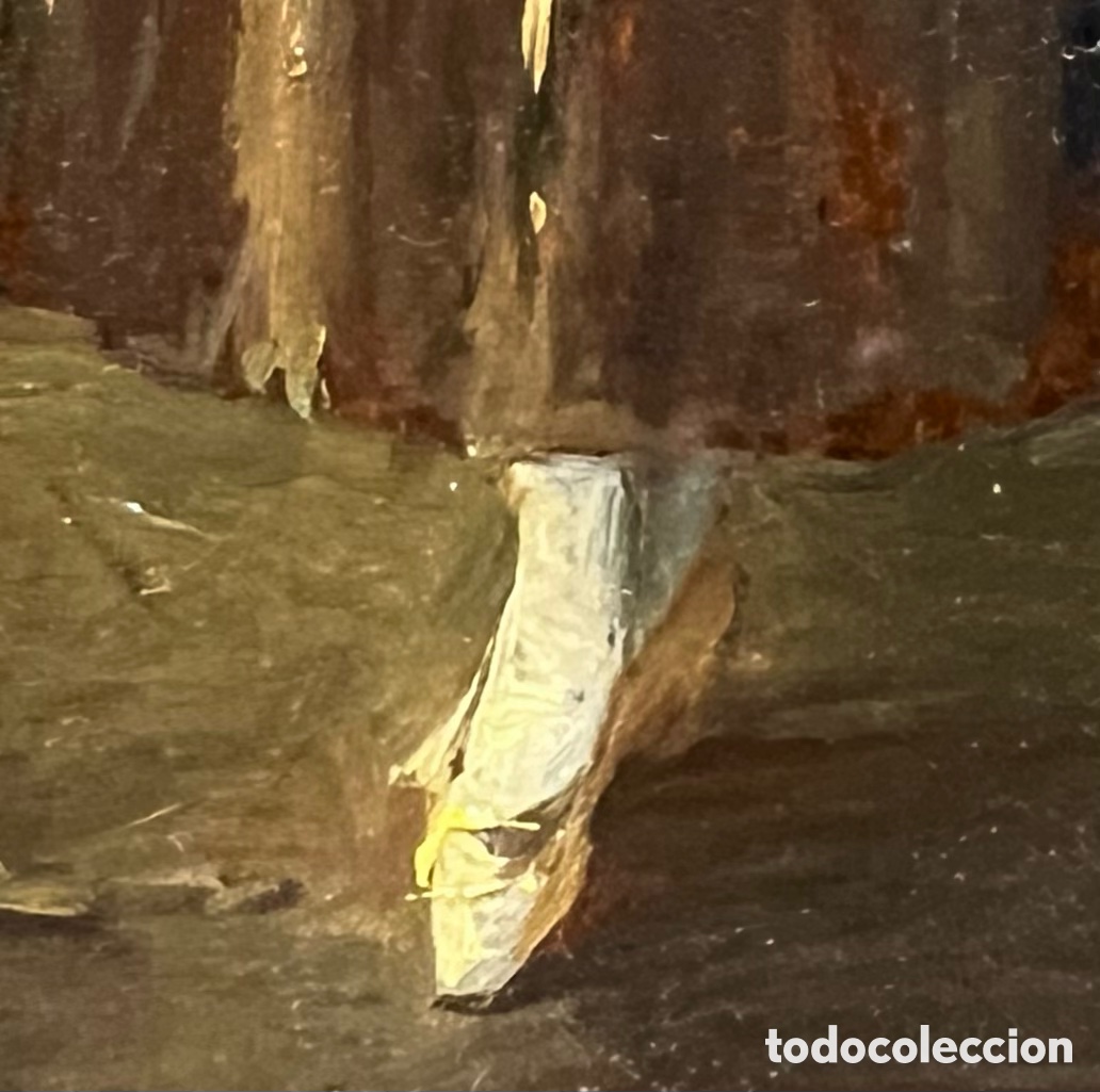 Arte: &ldquo;Majos&rdquo;, &oacute;leo sobre tabla, S.XIX - Foto 6