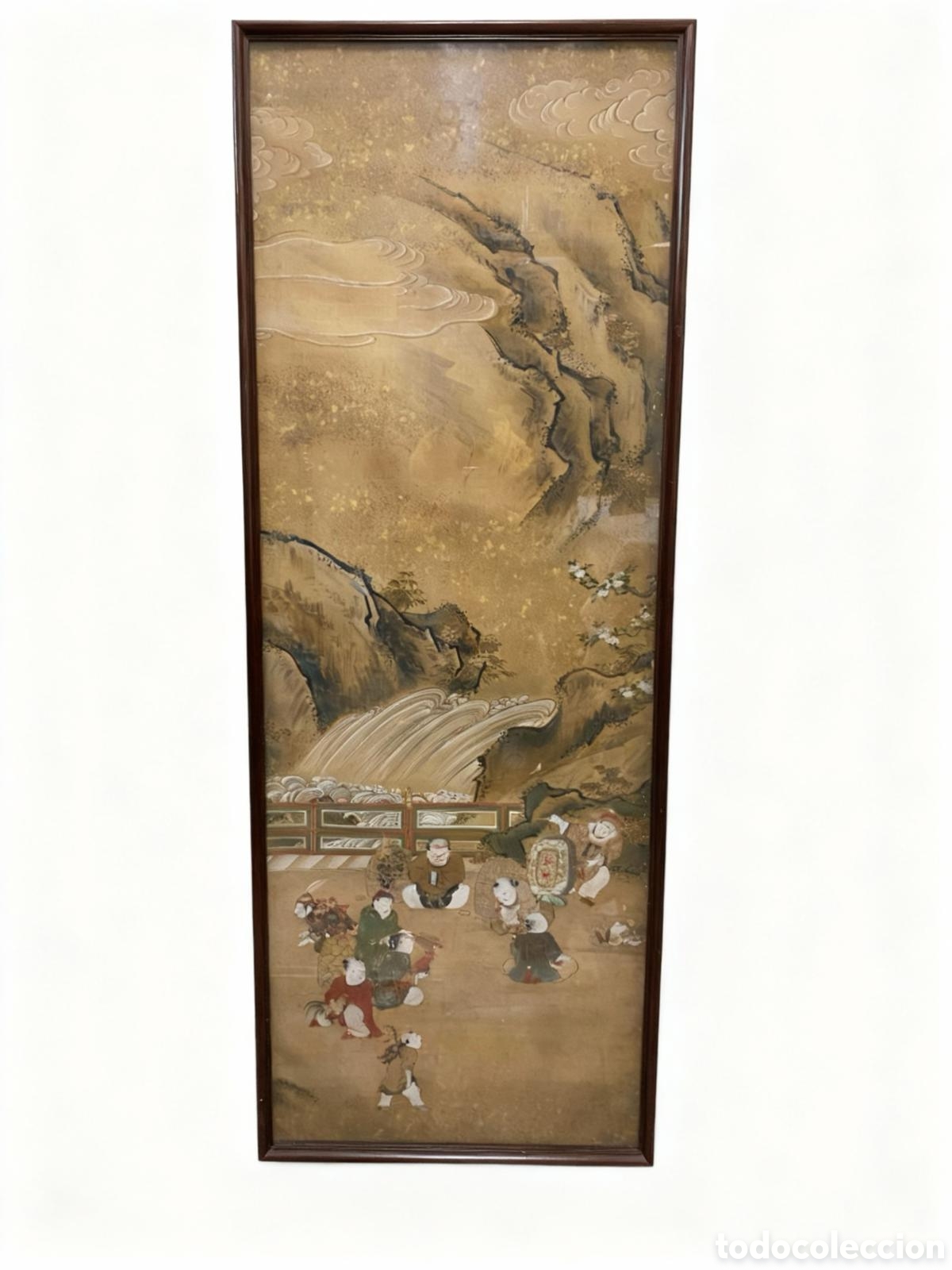 Kunst: T&Eacute;CNICA MIXTA SOBRE PAPEL - ESCENA CHINA