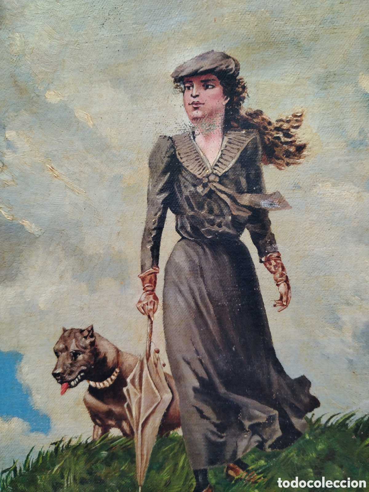 Arte: &Oacute;leo sobre lienzo firmado. - Foto 2
